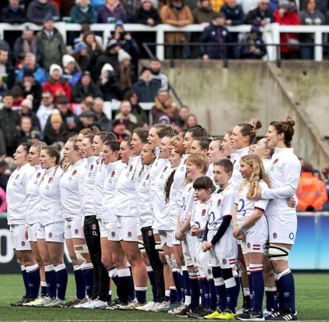 Unofficial England Rugby Union Women England 58 V 7 Scotland Six